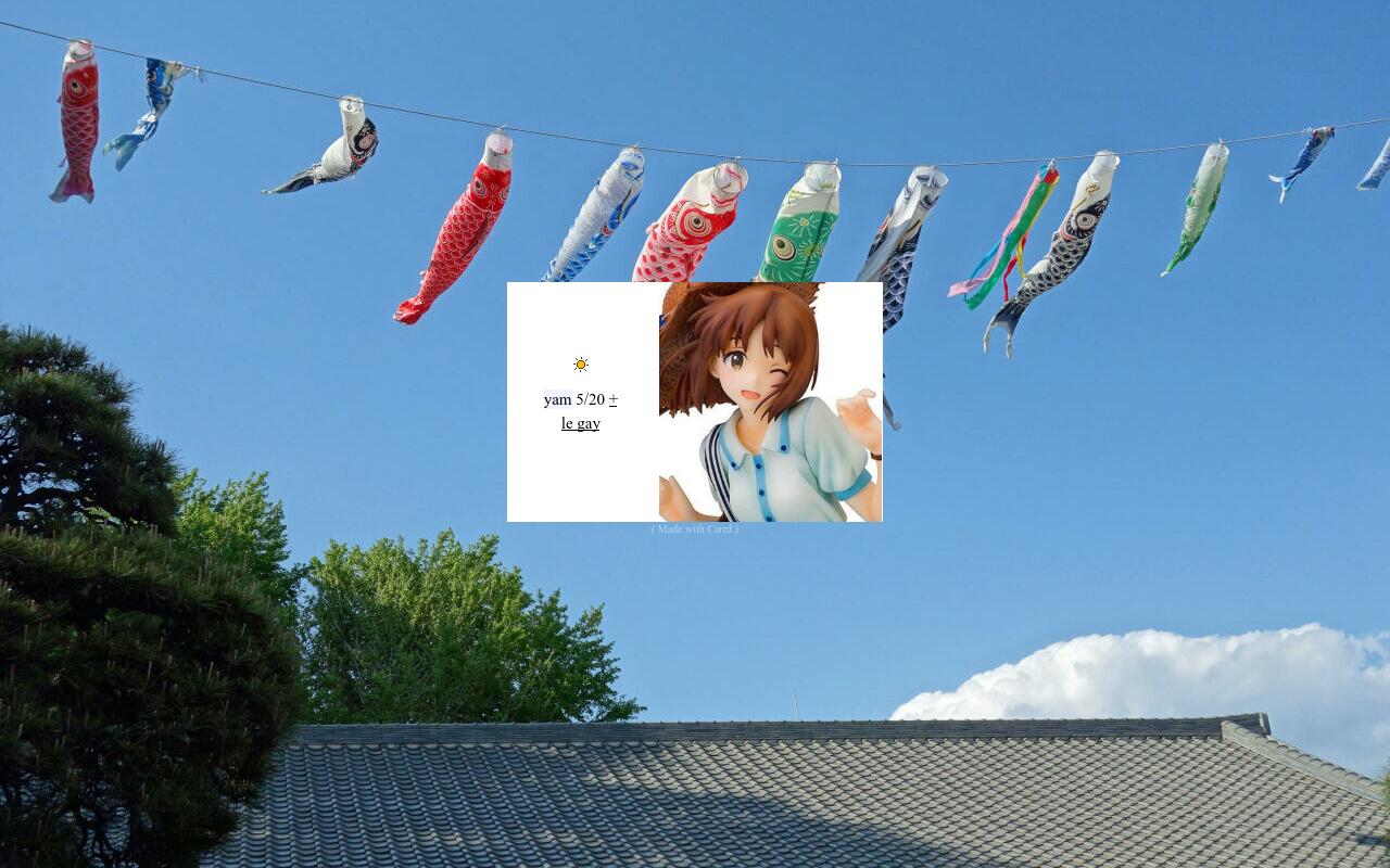 Carrd profile picture for @handa